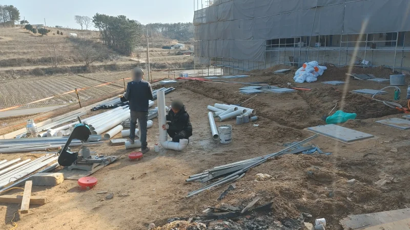 충남 보령 HBC공법 정화조 오수처리시설 설치공사