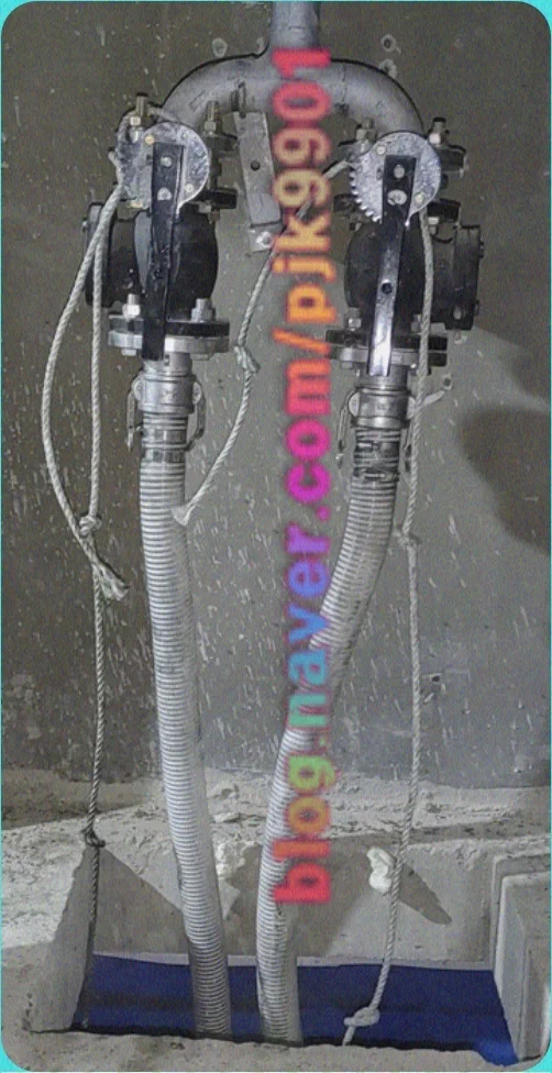 대전 부패 300인용 방류펌프 정화조 오수처리 설치