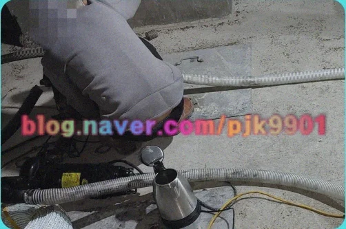 펌프 호스 작업