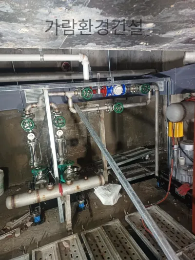 자흡펌프 배관 시스템