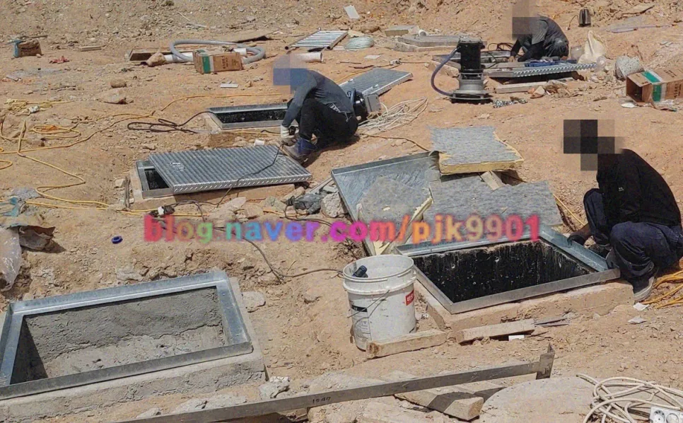 여수 돌산 HBC공법 하수도정화조 시공